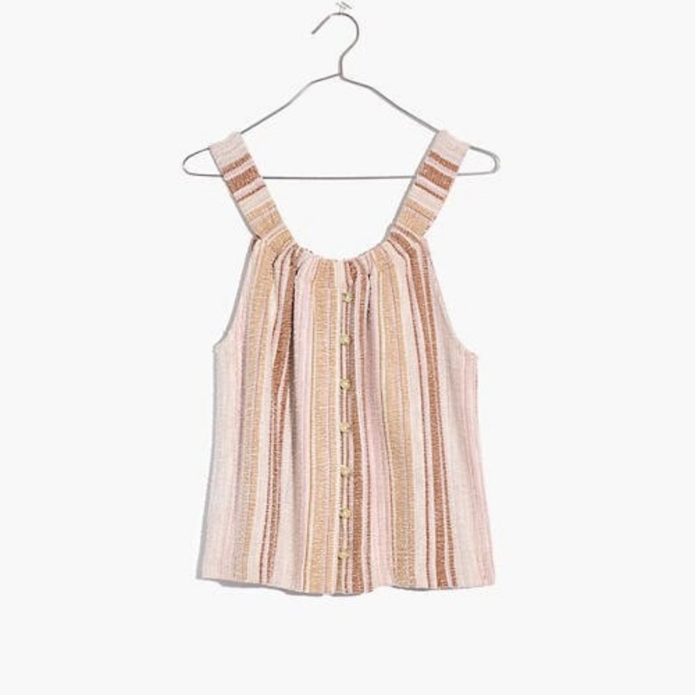 NWT MADEWELL Texture & Thread Tank - Picture 3 of 10